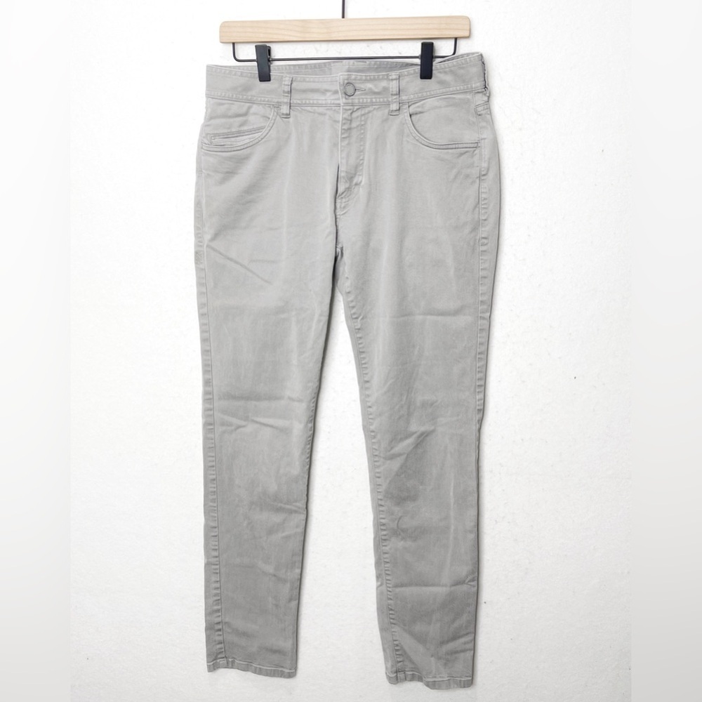 Rhone Pants Men’s Slim Straight Griffin Gray Twill 5 Pocket Stretch 31 X 30 Work